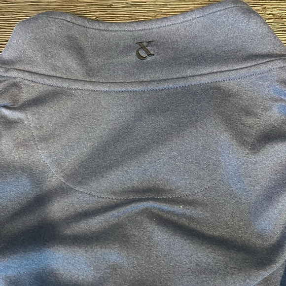 From golf trendy brand - Devereux Men's Golf 1/4 Zip Long Sleeve Blue Shirt - Picture 3 of 3